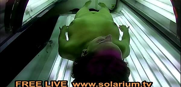  Voyeur Solarium Girls - Nude undressing hidden camera www.solarium.tv